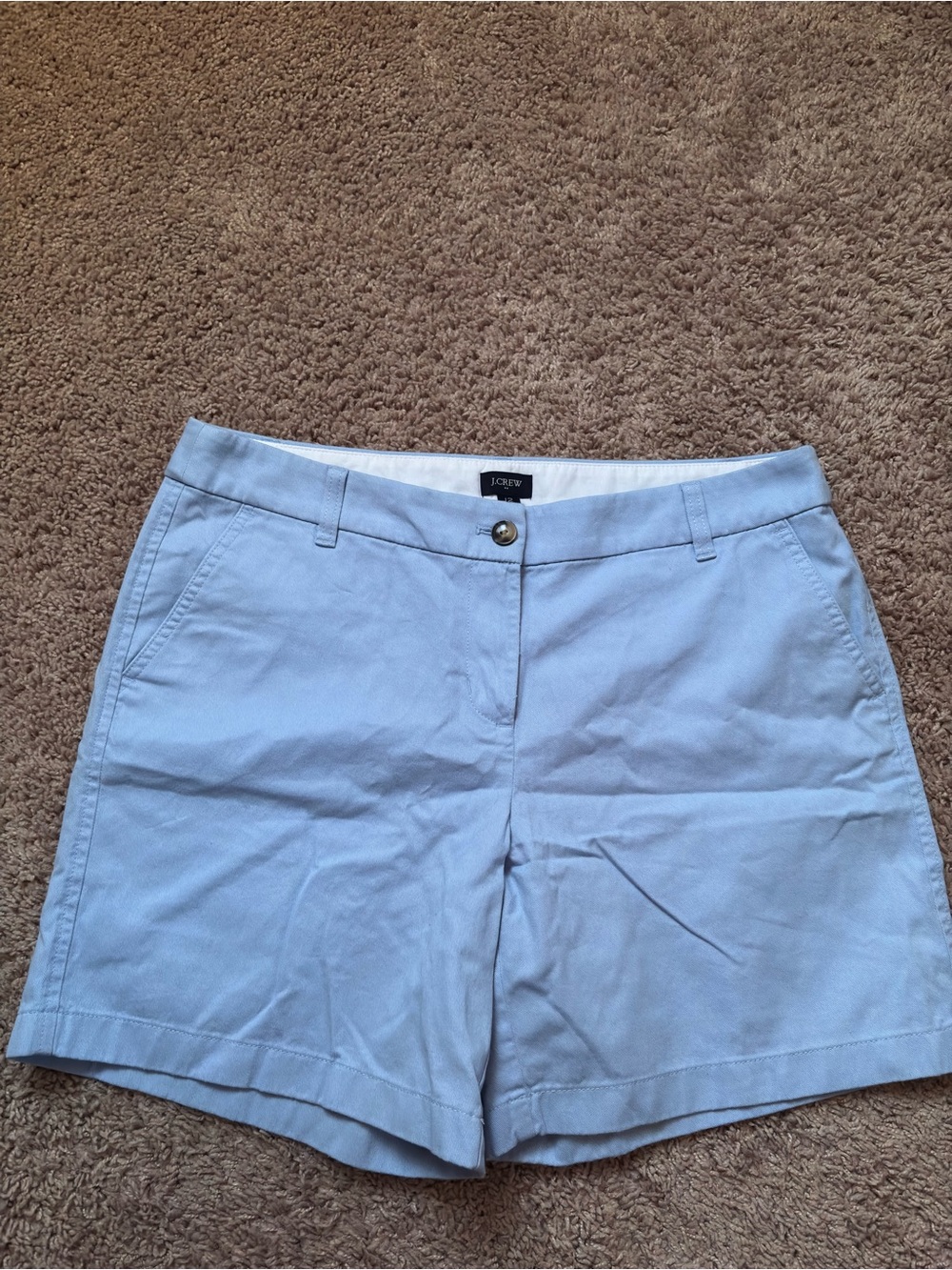 J. Crew Light Blue Chino Shorts